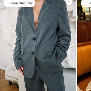 Djerf Avenue Charcoal Blazer